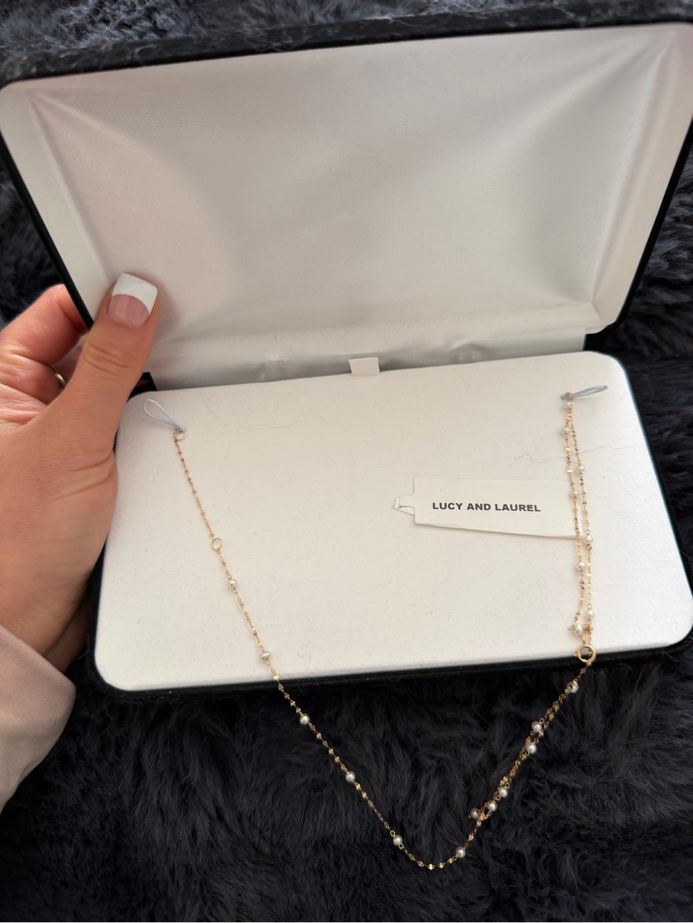Gold and Pearl Necklace